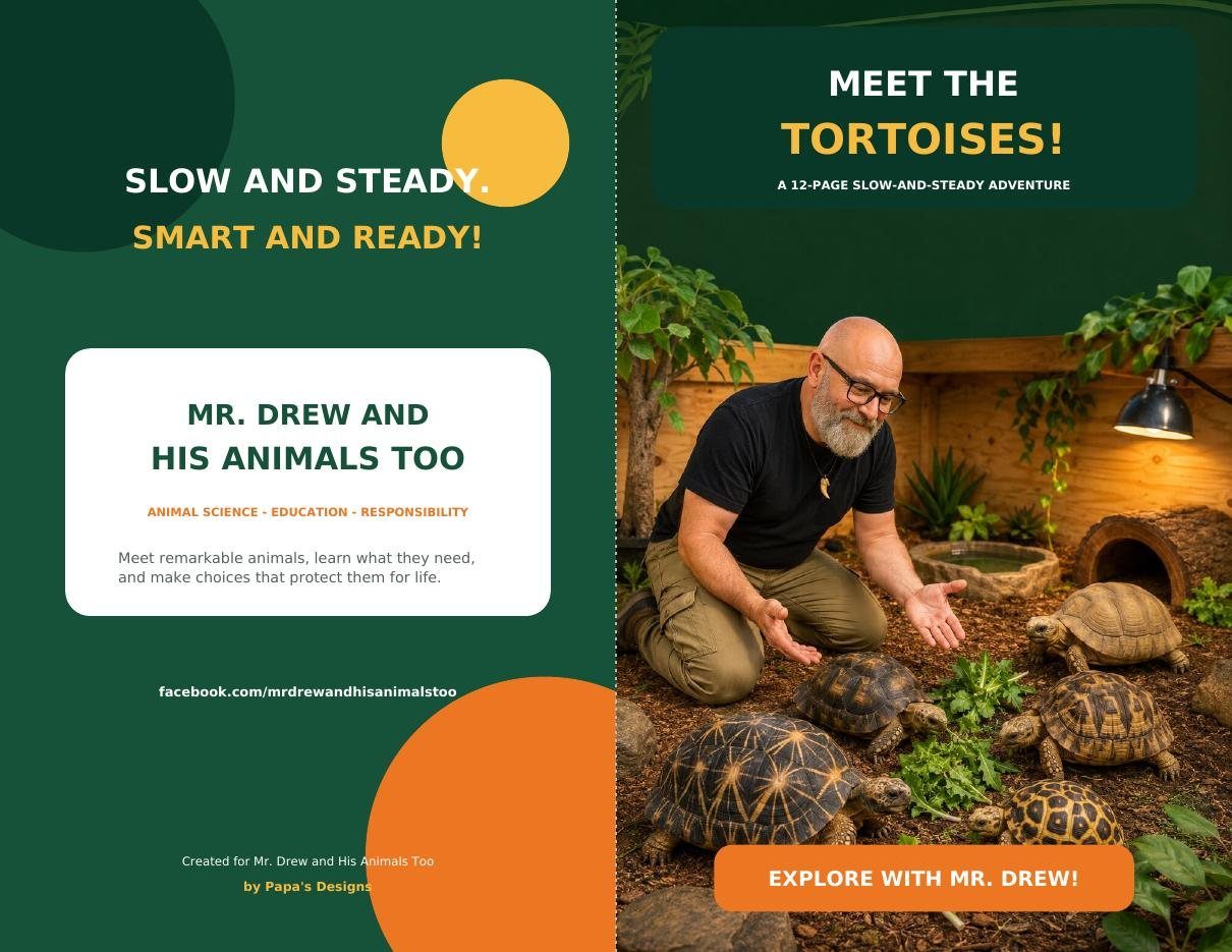 Meet the Tortoises educational booklet cover