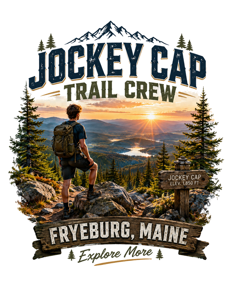 Jockey Cap Trail Crew transparent apparel artwork